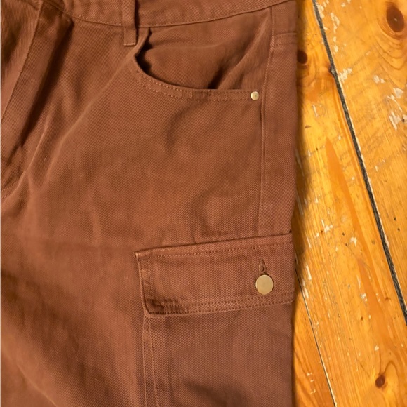 Lily High Rise Fashion nova Multi Pocket Cargo Jeans - Picture 5 of 8